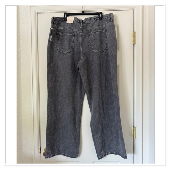 Women’s High-Rise Wide Leg Jean Universal Thread Gray - Picture 3 of 4